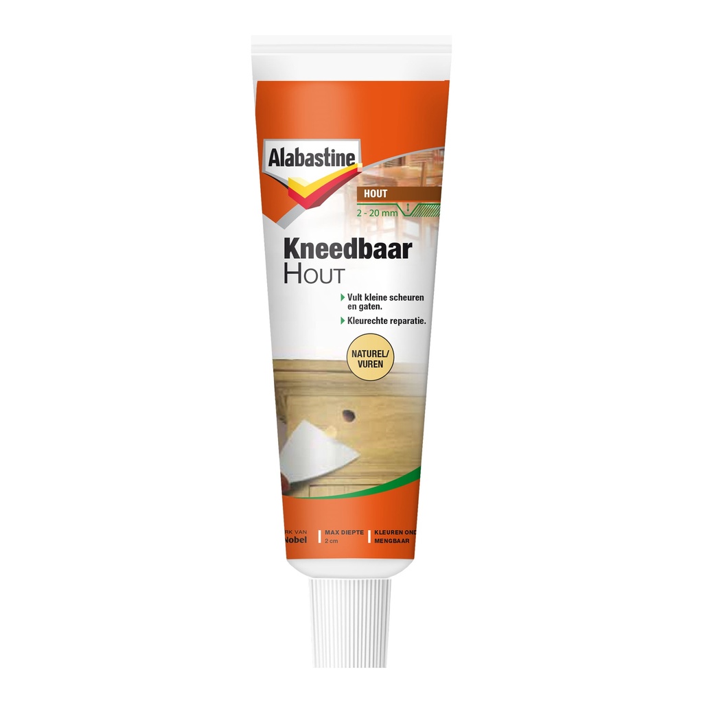 Alabastine Kneedbaar Hout Naturel 75Gr