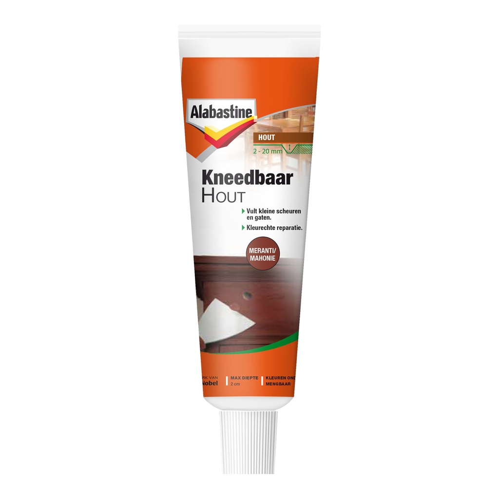 Alabastine Kneedbaar Hout Mahoni 75Gr