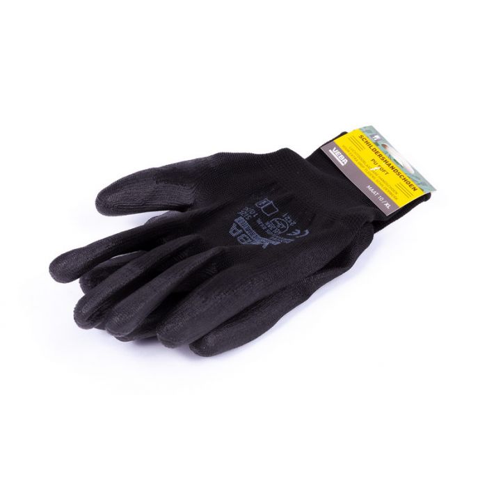 Handschoen Pu-Soft Zwart Mt Xl