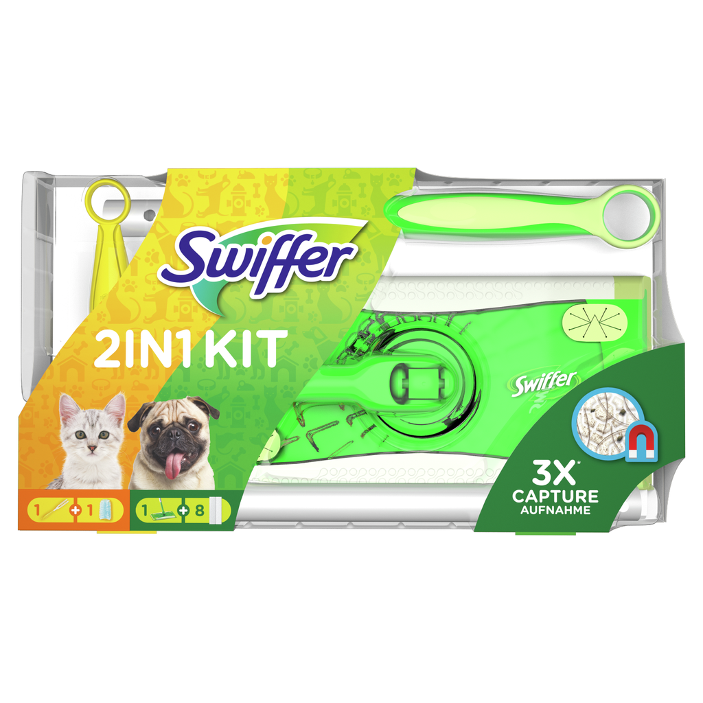 Swiffer Duo Starterkit incl. Navullingen 8+1 stuks