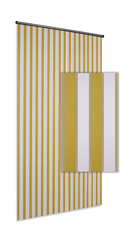 Linten HQ geel/wit 90x220 cm