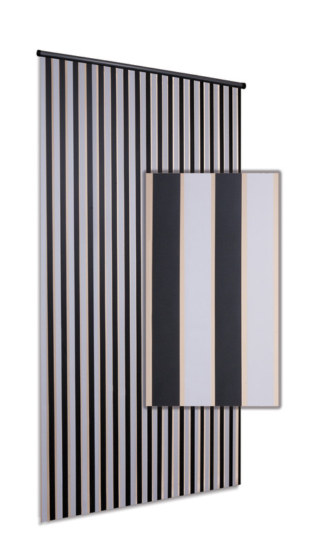 Linten HQ zwart/wit 90x220