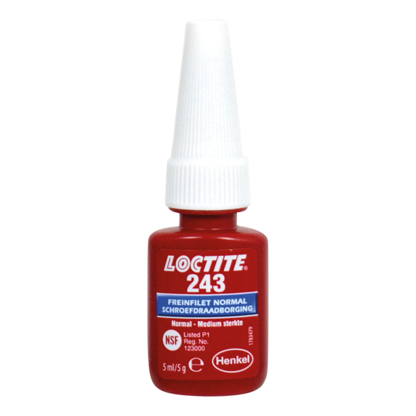 Loctite 1370535 Borgmiddel medium (blauw) 5ml