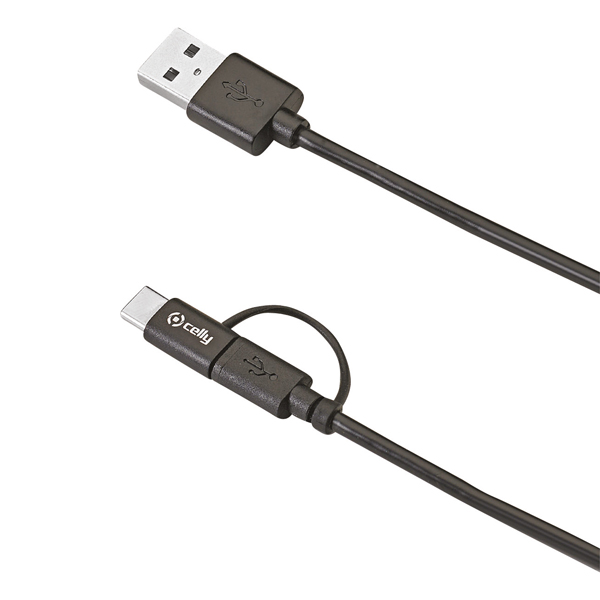 Celly Kabel Micro USB-C Adapter 1 meter