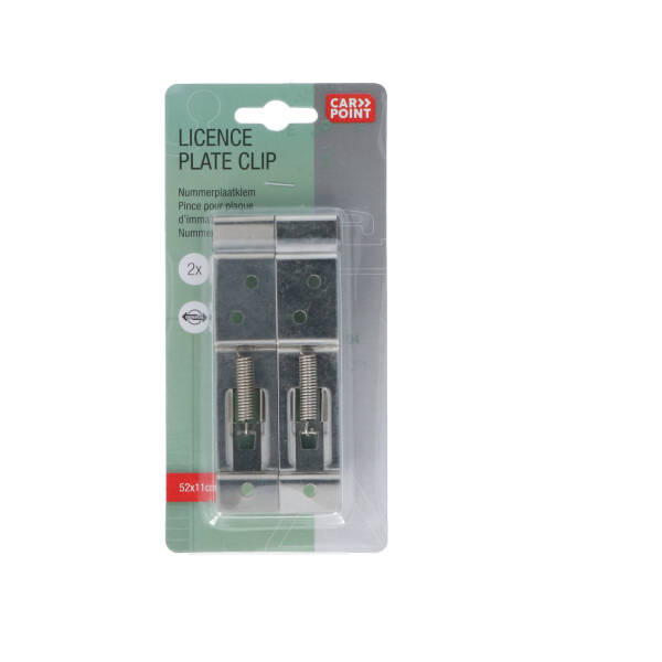 Carpoint Kentekenplaatklemmen