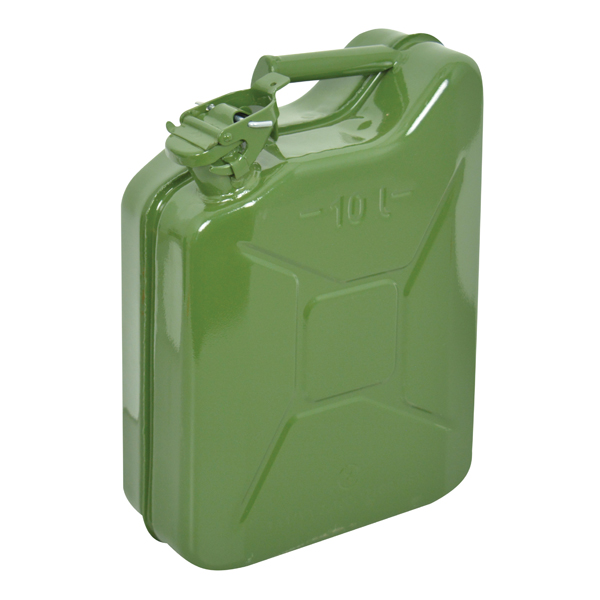 Carpoint Benzinekan 10Ltr Groen Metaal UN-keur