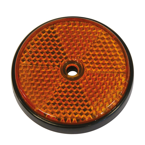 Carpoint Reflectoren Rond Ø 70mm Oranje 2 Stuks