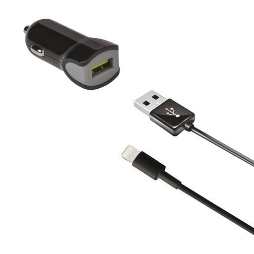 Celly Autolader MFI USB 2.4A zwart
