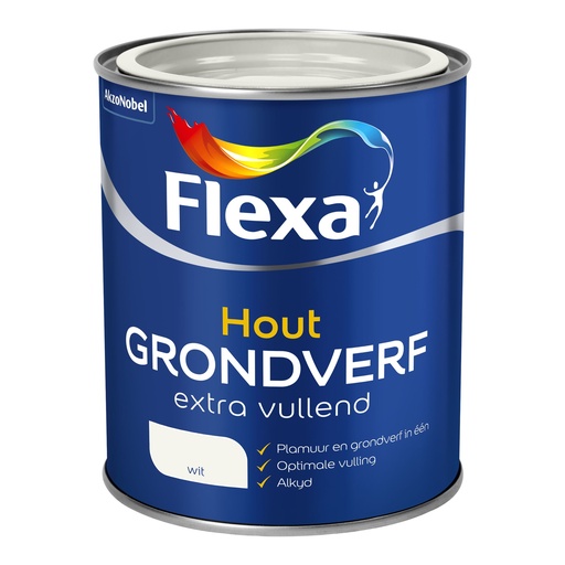 Flexa Grondverf Ev Wit 750Ml