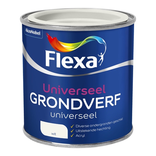 Flexa Grondverf Universeel Wit 250Ml