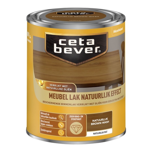 Cetabever Meubellak Nat Brown Wash 750Ml