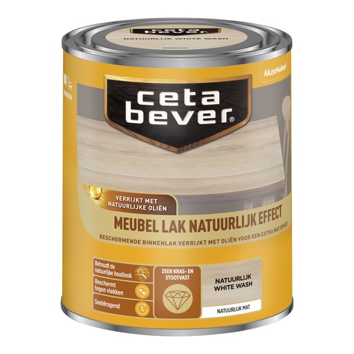 Cetabever Meubellak Nat White Wash 750Ml
