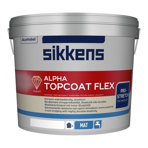 Sikkens Alpha Topcoat Flex White/W05 10L