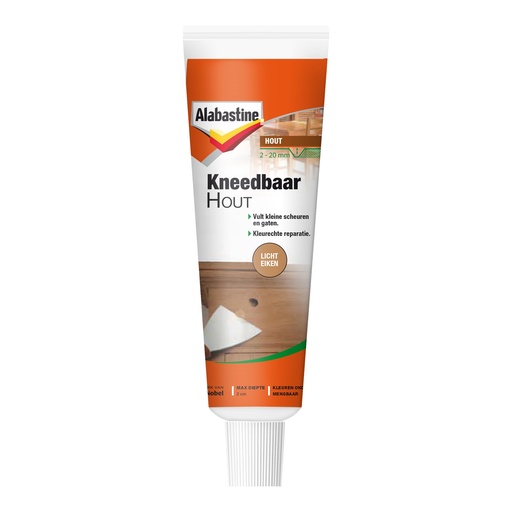 Alabastine Kneedbaar Hout Licht Eik 75Gr