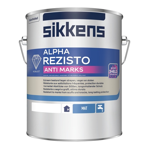 Sikkens Alpha Rez Amarks Mat Wh/W05 5L