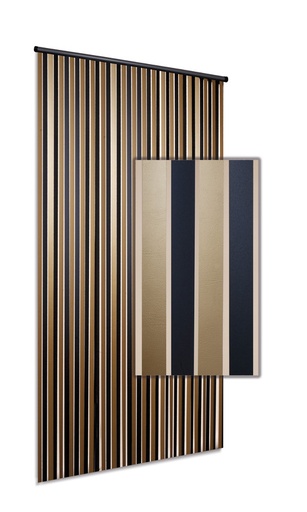 Linten HQ Goud/zwart 90x220 cm